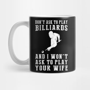 Billiard Boundaries T-Shirt Mug